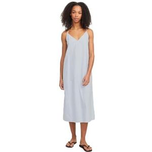 Jack & Jones JXSIVA Oxford Strap Dress WVN, Little Boy Blue/Stripes: blanc De Blanc, XS