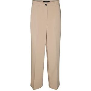 Bestseller A/S Dames VMCELESTE MR Wide Pant NOOS broek, Silver Mink, 36/30, Silver Mink, 36W x 30L