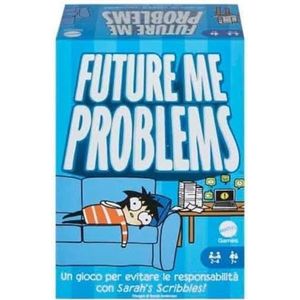 Mattel Games Future Me Problems - Sarah 's Scribbles kaartspel, 2 kaartspellen voor 2-4 spelers, familiespel-nachten voor kinderen, 7+ jaar, HPH14