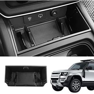 Bomely Fit Land Rover Defender Center Console Organizer Lade Opbergdoos voor 2020-2022 Land Rover Defender 90 110 130 (Center Console Opbergdoos)