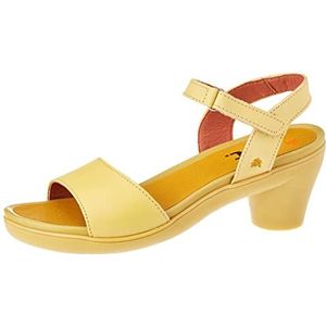 ART 1475 Alfama damessandalen met hak, Geel Tarwe, 41 EU
