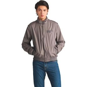Members Only Men's Classic Iconic Racer, Slim Fit Jacket (Grey, XL)