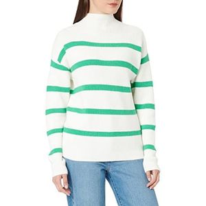 Vila Dames VIRIL Mockneck L/S Knit Rib TOP-NOOS trui, wit, XXL, wit, XXL