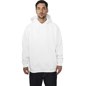 Urban Classics Blank hoodie voor heren, wit, XL