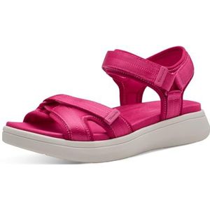 Tamaris Dames 1-28262-42 platte sandalen, fuchsia, 37 EU, fuchsia, 37 EU