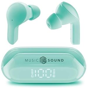 ADSE Music Sound TWS Slide Bluetooth-hoofdtelefoon, draadloos, in-ear design, led-display, 26 uur afspeeltijd, groen