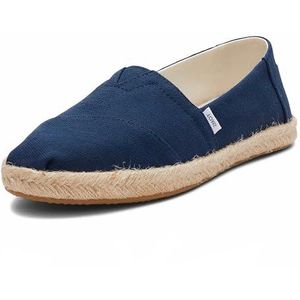 TOMS Dames Alpargata Touw Classic Loafer Flat, Blauw marine, 42 EU