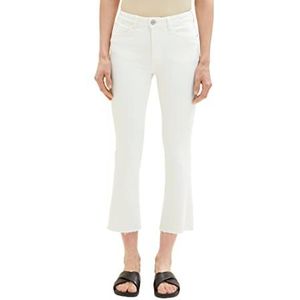 TOM TAILOR Kate Flare Jeans voor dames, 10315 - Whisper White, 29W x 28L