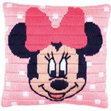 Vervaco spannsteekkussen Disney Minnie Mouse, borduurbeeld voorgetekend spannsteekverpakking, vooraangeduid, katoen, meerkleurig, 25 x 25 x 0,3 cm