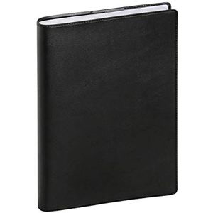 Exacompta 174121E 17 Zwart dagboek met plastic omslag Jan tot Dec 2018