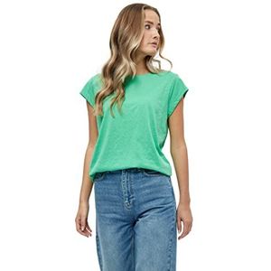 Minus Leti T-shirt met ronde hals en kapmouwen | Groene T-shirts voor dames VK | Lente T-shirt | Maat S