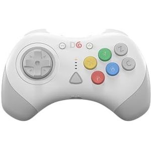 Retro Fighters - D6 Dreamcast - Wireless Controller - Wit - 6 Knoppen, 2.4 GHz Technologie