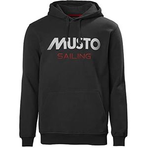 Musto Sweatshirt met capuchon voor heren, 991 Zwart, XS