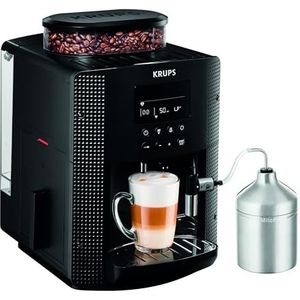 Krups Essential Espresso EA8160 Volautomatische koffiemachine met LCD display - Compact design, met grote inhoud van 1,7 watertank en 260 gr bonencontainer