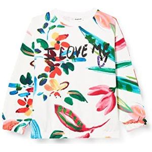 Desigual Sweat_lia sweatshirt voor meisjes, multicolor, 9-10 Jaren