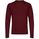 Gebreide Trui - Effen - Wol - Ronde Hals - Lange Mouw