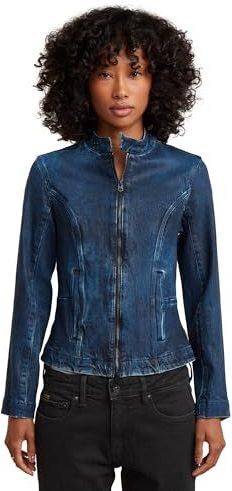 G-STAR moto slim overshirt wmn, blauw (faded cerulean skin D27924-D497-H789), XXS