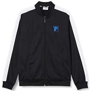 FILA Billerbeck Track Jacket voor jongens, zwart-rechts wit, 170/176, zwart-helder wit