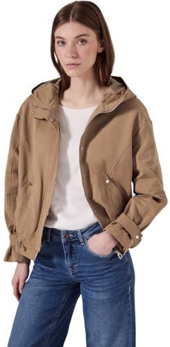 Tussenjas - Dames - Capuchon - Zijzakken - Trekkoord - Modern Silhouet