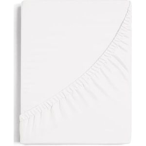 Burrito Blanco Hoeslaken 180 x 190/200 cm, bed van 180 cm (+ maten verkrijgbaar), stof van katoen, polyester 50/50, design A7, wit