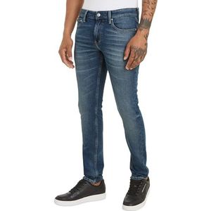 Calvin Klein Jeans Slanke broek voor heren, Denim Medium, 32W / 32L