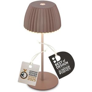 Champ - Mini Tafellamp - Wit - LED - Dimbaar - Geschikt voor Buiten