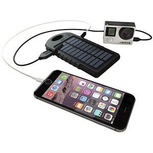 GoPole Stromversorgung - Power Banks (Solar, USB, zwart, USB, kunststof, rubber, universeel, micro-USB)