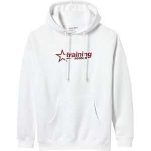 Sony Uniseks trainingsseizoen hoodie sweatshirt met capuchon, wit, XL, Wit, XL