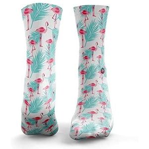 HEXXEE Flamingo sokken voor dames, meerkleurig, klein, Meerkleurig, Small