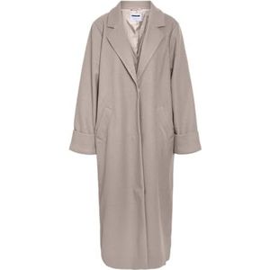 Noisy May - Nmcaddy Long Coat Fwd Noos - Lange Jas - Nomad/Melange - Dames