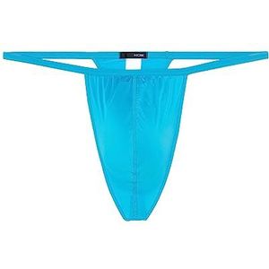 Hom String met veren, turquoise, XL voor heren, Turkoois, XL