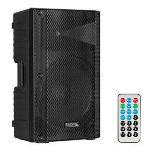 Ibiza - XTK15A-MKII - 15""/38cm Actieve PA Luidspreker - 25mm Compressie Tweeter - Bass Reflex Systeem - USB, SD, Bluetooth - TWS - Handgrepen en Wielen - NIEUWE versie - Party, evenementen, karaoke