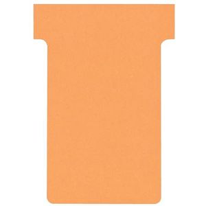 Franken GmbH TK305 T-kaarten (maat 3, kaarthoudermodule, 91 mm) doos met 100 stuks oranje