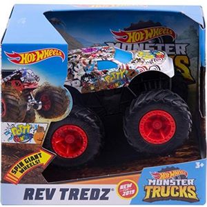 Mattel Hot Wheels GBV15 Monster Trucks Rev Tredz Potty Central speelgoedauto voor kinderen en verzamelaars