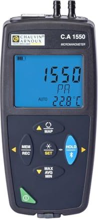 Manomètre - Compact - Meetinstrument - Druk - Luchtstroom - Temperatuurcompensatie