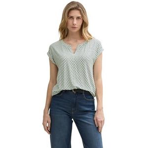 Shirt - T-shirt - Losse Pasvorm - Kwartmouw - All-over Patroon - Jersey