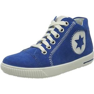 Superfit Moppy loopschoenen voor jongens, Blauw wit 8020, 23 EU