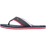 Tommy Hilfiger Heren HILFIGER TUMBLE BEACH SANDAL FM0FM05710 Flip Flops, BLAUW (Desert Sky), 40, Blauwe Woestijnhemel, 40 EU