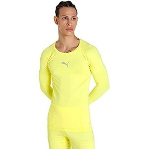 PUMA heren Performance T-shirt Liga Baselayer Tee Ls, Fluo Yellow, M