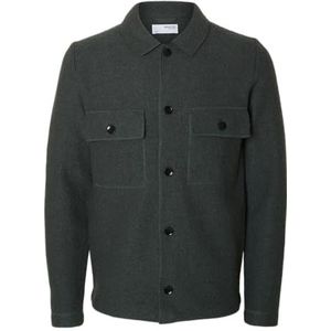 Selected - Nealy Cardigan - Gebreid Herenvest - Met Lange Mouwen - Overhemdkraag