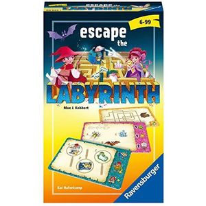Escape the Labyrinth - Gezelschapsspel voor kinderen en volwassenen vanaf 6 jaar - 2-4 spelers - 10-15 min speeltijd