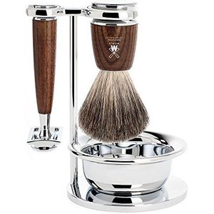 MÜHLE RYTMO Scheerset - Scheermes Gesloten Kam - Dassenhaar Borstelkop