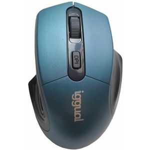 Iggual - IGG317518 - Draadloze Muis - Blauw - Ergonomisch Ontwerp