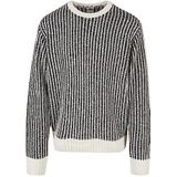 Urban Classics Herren Sweatshirt Oversized Two Tone Sweater whitesand/black L