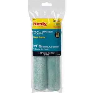 Purdy 140626040 2-Pack Mini Roller Vervangingen-6-1/2 Cover 1/4"", 6.5