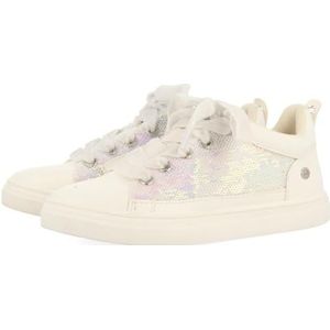 GIOSEPPO - CROGHAN - Sneakers - Off-White - Ivoor - Pailletten en Fluwelen Veters