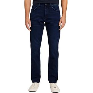 TOM TAILOR Uomini Josh Regular Slim Jeans 1029067, 10120 - Used Dark Stone Blue Denim, 32W / 34L