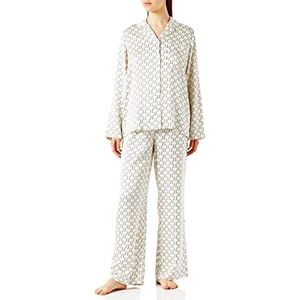 KARL LAGERFELD Dames Kl Monogram Pyjamaset, Wit, L