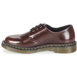 Dr. Marten's Vegan 1461 Veterschoenen voor dames, Rode Kersen Rode Cambridge Borstel 601, 41 EU