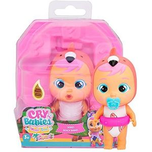 CRY BABIES MAGIC TEARS Tropical Beach Babies Fancy Pop om te verzamelen, die echte tranen huilt, met badpak en 4 accessoires, speelgoed en cadeau voor meisjes en jongens vanaf 3 jaar